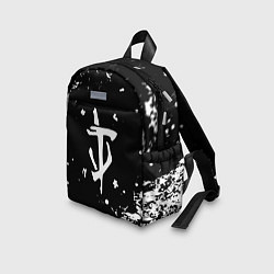 Детский рюкзак Doom белый всплеск красок, цвет: 3D-принт — фото 2