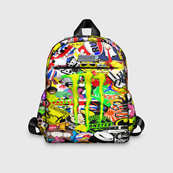 Детский рюкзак Monster energy бренды, цвет: 3D-принт
