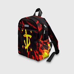 Детский рюкзак Doom огненные искры, цвет: 3D-принт — фото 2