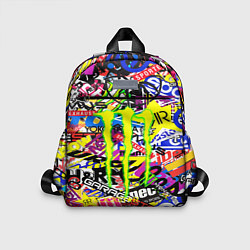 Детский рюкзак Monster energy бренды стикеры, цвет: 3D-принт