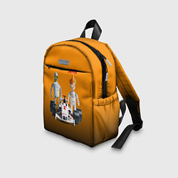 Детский рюкзак Механик Бендер и пилот формулы 1 Фрай, цвет: 3D-принт — фото 2