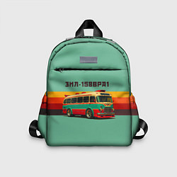 Детский рюкзак Ретро автобус ЗИЛ 158ВРА1 поп-арт, цвет: 3D-принт