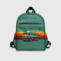 Детский рюкзак Ретро автобус ЗИС-154 поп-арт, цвет: 3D-принт