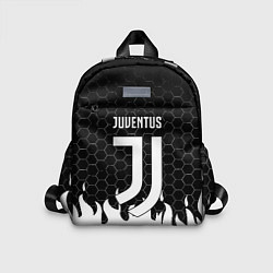 Детский рюкзак Juventus соты огонь, цвет: 3D-принт