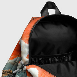 Детский рюкзак Японский пейзаж абстракция, цвет: 3D-принт — фото 2
