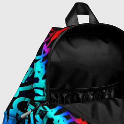 Детский рюкзак Arsenal граффити неон, цвет: 3D-принт — фото 2