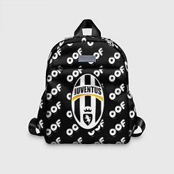 Детский рюкзак Juventus off pattern, цвет: 3D-принт