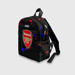 Детский рюкзак Arsenal неоновые брызги красок, цвет: 3D-принт — фото 2