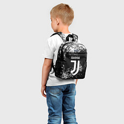 Детский рюкзак Ювентус брызги красок, цвет: 3D-принт — фото 2