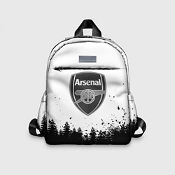 Детский рюкзак Arsenal черный лес, цвет: 3D-принт