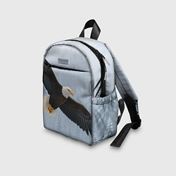 Детский рюкзак Зимний орёл, цвет: 3D-принт — фото 2