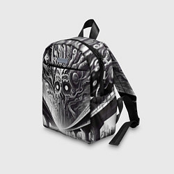 Детский рюкзак Art skull in metropolis - ai art fantasy, цвет: 3D-принт — фото 2