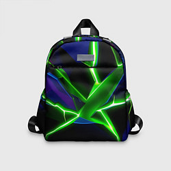 Детский рюкзак Green glow, цвет: 3D-принт