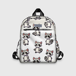 Детский рюкзак Много енотов, цвет: 3D-принт
