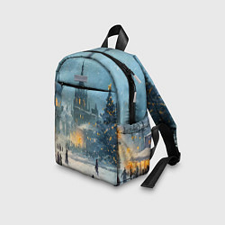 Детский рюкзак Новогодняя елка в Москве, цвет: 3D-принт — фото 2