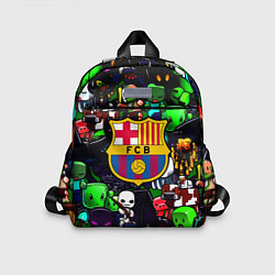 Детский рюкзак Minecraft x barcelona fc