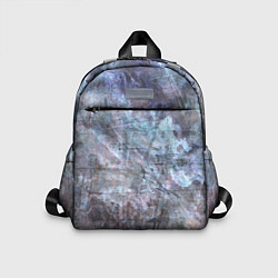 Детский рюкзак Абстракция - gray-blue hurricane, цвет: 3D-принт