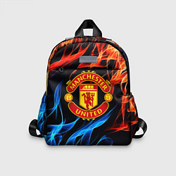 Детский рюкзак Манчестер Юнайтед огонь битва, цвет: 3D-принт