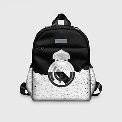 Детский рюкзак Реал Мадрид лого ночь текстура