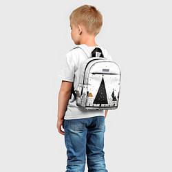 Детский рюкзак Новый год - минимализм, цвет: 3D-принт — фото 2