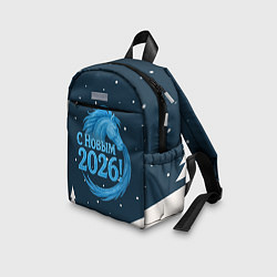 Детский рюкзак С Новым 2026 снежная надпись, цвет: 3D-принт — фото 2