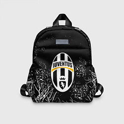 Детский рюкзак Ювентус белые деревья, цвет: 3D-принт