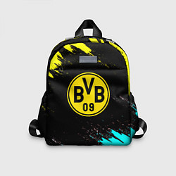 Детский рюкзак Borussia краски штрихи, цвет: 3D-принт
