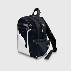 Детский рюкзак Черно-белый, цвет: 3D-принт — фото 2