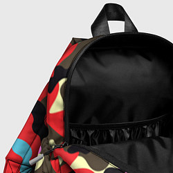 Детский рюкзак Яркий камуфляж, цвет: 3D-принт — фото 2