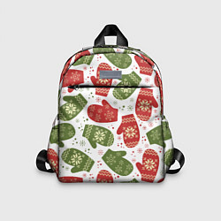 Детский рюкзак Варежки, цвет: 3D-принт