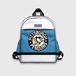 Детский рюкзак Pittsburgh Penguins: White, цвет: 3D-принт