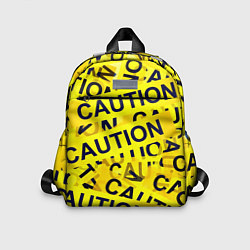 Детский рюкзак Caution, цвет: 3D-принт