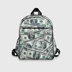 Детский рюкзак Банкноты, цвет: 3D-принт