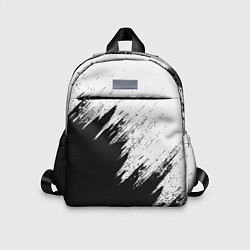 Детский рюкзак Черно-белый разрыв, цвет: 3D-принт