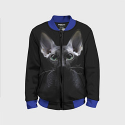 Бомбер детский Сфинкс 2, цвет: 3D-синий
