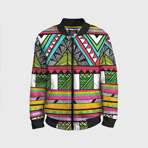 Детский бомбер Зимбабве / 3D-Черный – фото 1