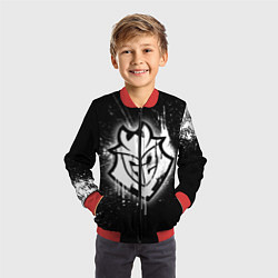 Бомбер детский Gamers 2: Black collection, цвет: 3D-красный — фото 2