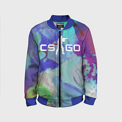 Бомбер детский CS:GO Surface Hardening, цвет: 3D-синий