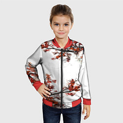 Бомбер детский САКУРА, цвет: 3D-красный — фото 2