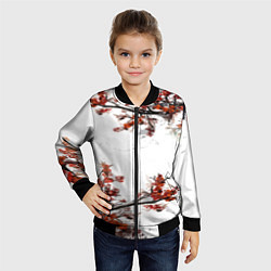 Бомбер детский САКУРА, цвет: 3D-черный — фото 2