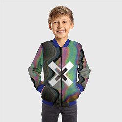 Бомбер детский The XX: Neon Colour, цвет: 3D-синий — фото 2