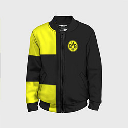 Бомбер детский BVB FC: Black style, цвет: 3D-черный