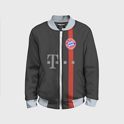 Бомбер детский Bayern FC: Black 2018, цвет: 3D-серый