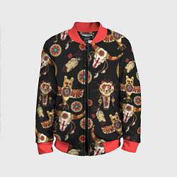 Детский бомбер Индейские культовые символы