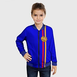 Бомбер детский Армения, цвет: 3D-синий — фото 2