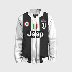 Бомбер детский FC Juventus 18-19, цвет: 3D-белый