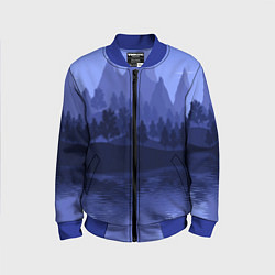 Бомбер детский Firewatch Mountains, цвет: 3D-синий