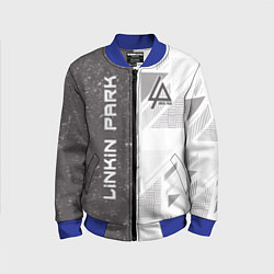 Бомбер детский Linkin Park: Grey Form, цвет: 3D-синий
