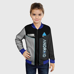 Бомбер детский Detroit: Android RK900, цвет: 3D-синий — фото 2