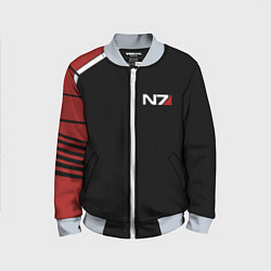 Бомбер детский MASS EFFECT N7, цвет: 3D-серый